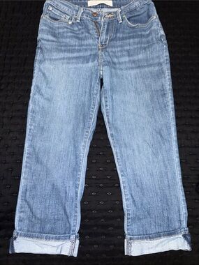 Signature by Levi Strauss Light Blue Cropped Jeans